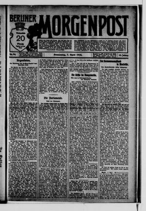 Berliner Morgenpost vom 07.04.1910