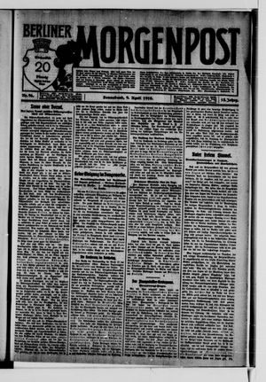 Berliner Morgenpost vom 09.04.1910
