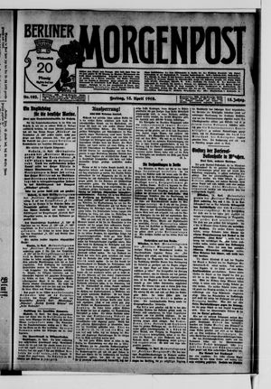 Berliner Morgenpost vom 15.04.1910