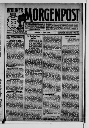 Berliner Morgenpost vom 17.04.1910