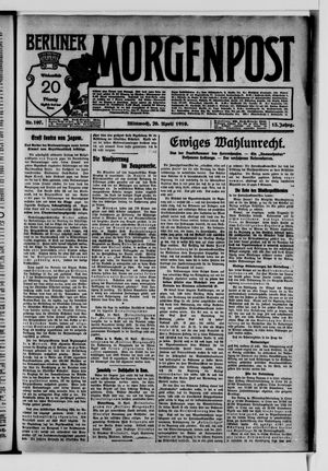 Berliner Morgenpost vom 20.04.1910