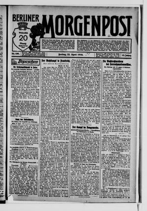 Berliner Morgenpost vom 22.04.1910