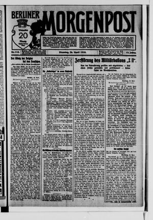 Berliner Morgenpost vom 26.04.1910