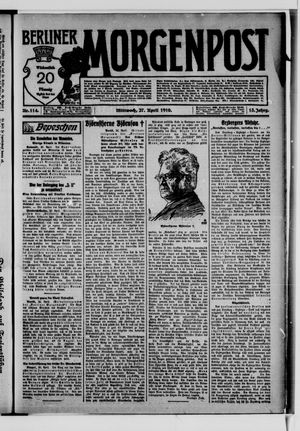 Berliner Morgenpost vom 27.04.1910