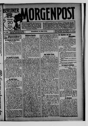 Berliner Morgenpost vom 14.05.1910