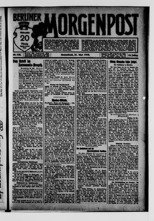 Berliner Morgenpost on May 21, 1910