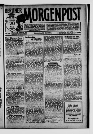 Berliner Morgenpost vom 26.05.1910