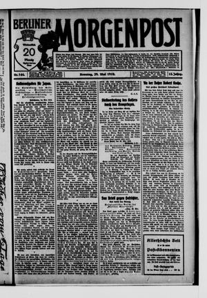 Berliner Morgenpost vom 29.05.1910