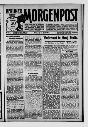Berliner Morgenpost vom 15.06.1910