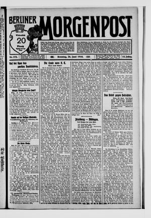 Berliner Morgenpost vom 26.06.1910