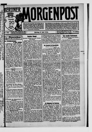 Berliner Morgenpost vom 08.07.1910