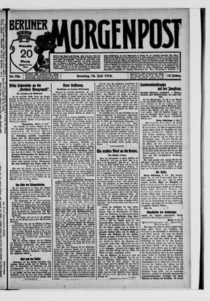 Berliner Morgenpost vom 10.07.1910