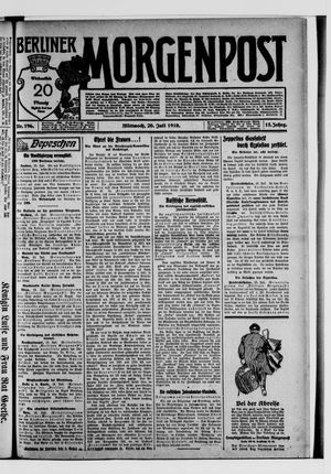 Berliner Morgenpost vom 20.07.1910