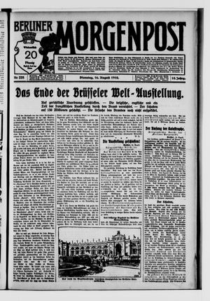 Berliner Morgenpost vom 16.08.1910
