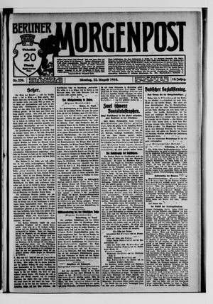 Berliner Morgenpost vom 22.08.1910
