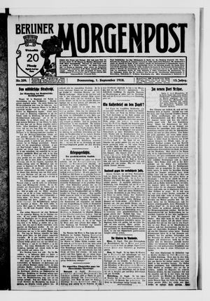 Berliner Morgenpost vom 01.09.1910