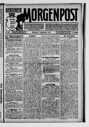 Berliner Morgenpost vom 07.09.1910