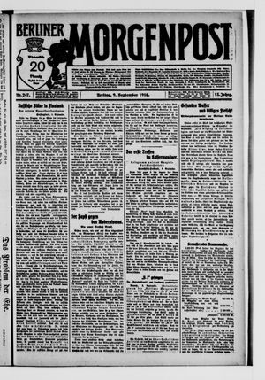 Berliner Morgenpost vom 09.09.1910