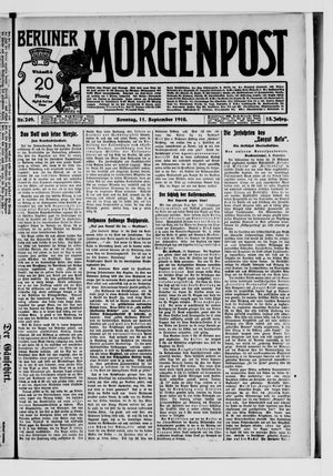 Berliner Morgenpost vom 11.09.1910