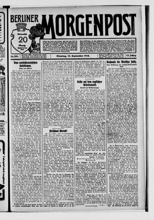 Berliner Morgenpost vom 13.09.1910