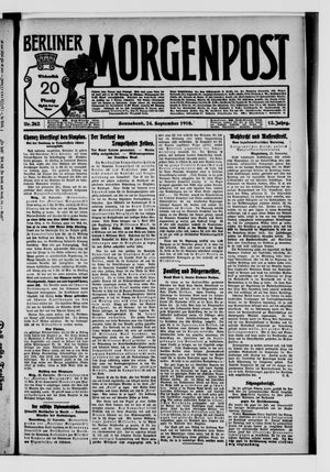 Berliner Morgenpost vom 24.09.1910