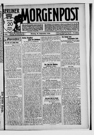 Berliner Morgenpost vom 26.09.1910