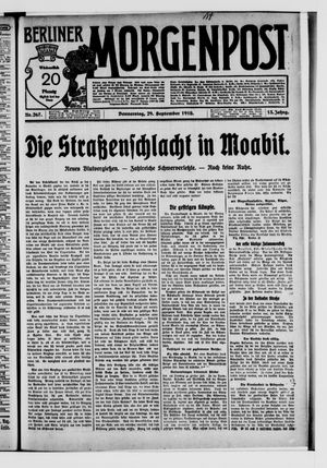 Berliner Morgenpost vom 29.09.1910