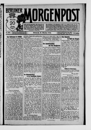 Berliner Morgenpost vom 26.10.1910