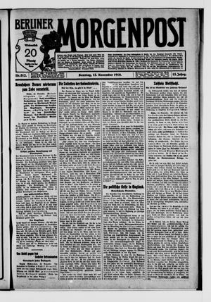 Berliner Morgenpost vom 13.11.1910