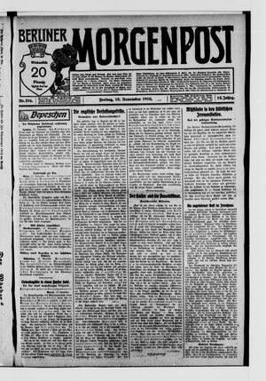 Berliner Morgenpost vom 18.11.1910