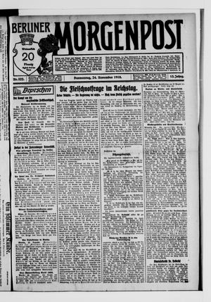 Berliner Morgenpost vom 24.11.1910