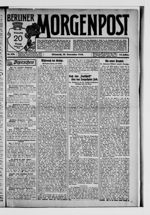 Berliner Morgenpost vom 30.11.1910