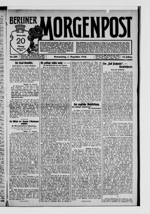Berliner Morgenpost vom 01.12.1910