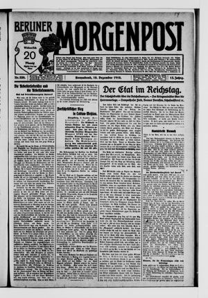 Berliner Morgenpost vom 10.12.1910