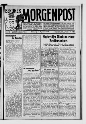 Berliner Morgenpost vom 14.12.1910