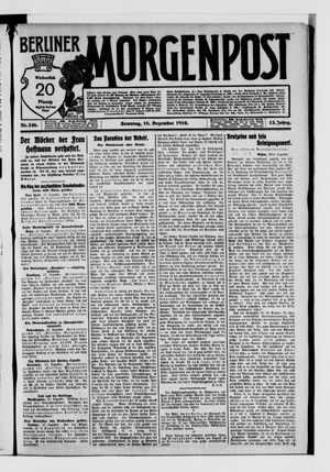 Berliner Morgenpost vom 18.12.1910