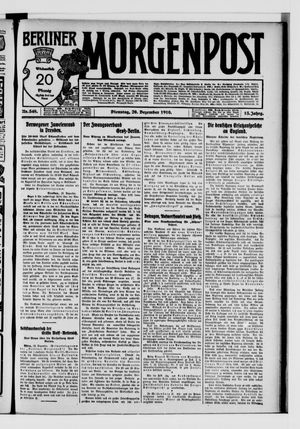 Berliner Morgenpost vom 20.12.1910