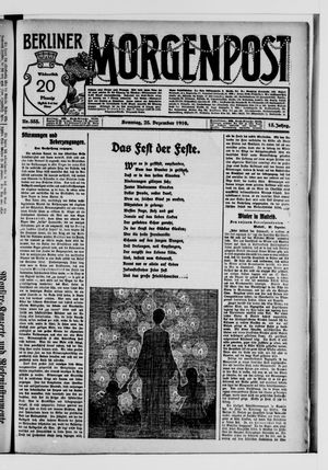 Berliner Morgenpost vom 25.12.1910