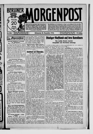 Berliner Morgenpost vom 28.12.1910