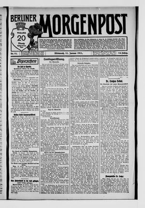 Berliner Morgenpost vom 11.01.1911