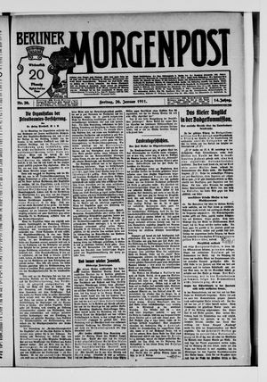 Berliner Morgenpost vom 20.01.1911