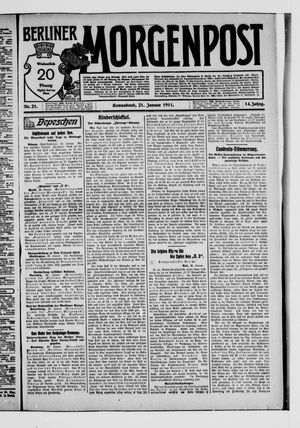 Berliner Morgenpost vom 21.01.1911