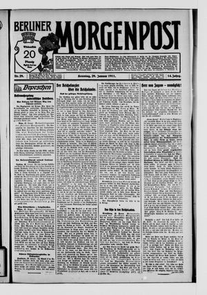 Berliner Morgenpost vom 29.01.1911