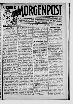Berliner Morgenpost vom 30.01.1911