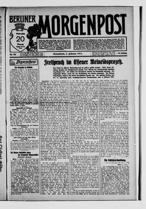 Berliner Morgenpost vom 04.02.1911