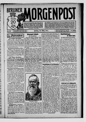Berliner Morgenpost vom 10.03.1911