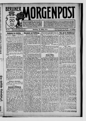 Berliner Morgenpost vom 12.03.1911
