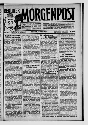 Berliner Morgenpost vom 15.03.1911