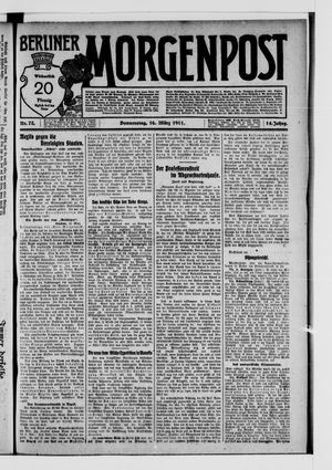 Berliner Morgenpost vom 16.03.1911