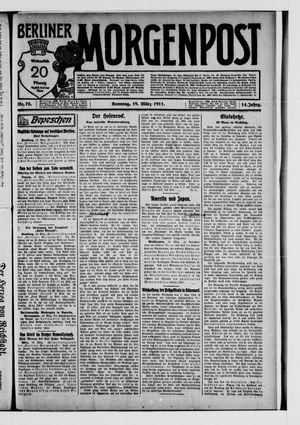 Berliner Morgenpost vom 19.03.1911